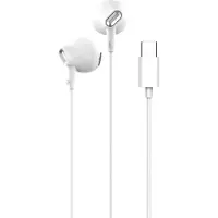 Puro PUIPHF34USBCWHI, Koblet med ledninger (ikke trådløs), Samtaler/musikk, 20 g, Hodesett, Hvit