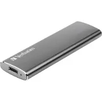 Verbatim Vx500 - SSD - 1 TB - ekstern (bærbar) - USB 3.1 Gen 2 (USB-C-kontakt) - stellargrå