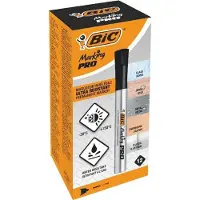 BIC 964800, 12 stykker, Svart, Svart, 1,1 mm, Boks