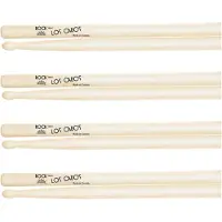 Los Cabos Rock Maple Wood Tip Drumsticks 2 Pair Pack