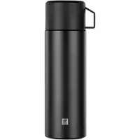 Zwilling THERMO termokanne 1 liter 39500-514-0 med kopp, rustfritt stål, svart
