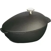 Staub Mussel pot, Single pan, Svart, Støpejern, 2 l, 3,2 kg