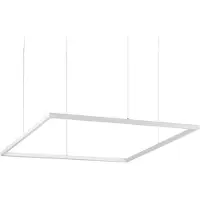 Ideal Lux LED-hengelampe Oracle Slim 90 x 90 cm hvit 3.000 K