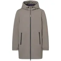 Ecoalf for man. MCMGAJKPASU00050W25-357 Pasu coat taupe (L), Casual, Recycled Polister, Sustainable