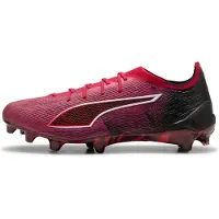 Puma ULTRA 6 ULTIMATE CP FG Football Boots Unisex, Shoes, Black/Fast Red/Fire Orchid, 47