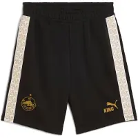 Puma FC Red Bull Salzburg KING Sweat Shorts Men, Sport, Black/Matte Gold, M