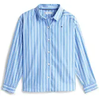 Tommy Hilfiger Skjorte - Stripe - Light Pudrete Blue Striper - - 14 år (164) - Skjorte