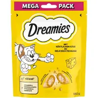 Dreamies kattesnacks Big Pack - Økonomipakke: Ost (6 x 180 g)