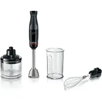 Bosch Serie 4 MSM4B621, Stav Mikser, 0,6 l, Isknusing, 1,4 m, 1000 W, Antrasitt, Gjennomsiktig
