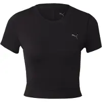 Puma CLOUDSPUN Short Sleeve Twist Tee Women, Clothing, Black, XXL