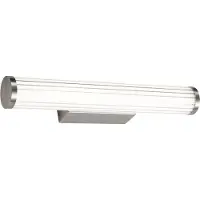 QAZQA Retro vegglampe gunmetal 40,4 cm inkl. LED IP44 - Coco