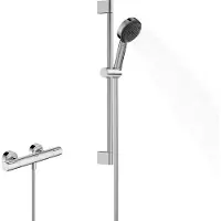 Hansgrohe HG Pulsify Select S - Brusesystem 105 m. termostat & bruserstang 65 cm Krom