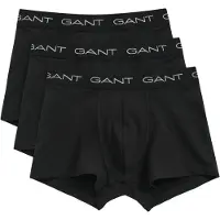 Gant Boxershorts Trunk 3-Pakke Svart Størrelse