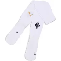 Puma Borussia Mönchengladbach 125th Anniversary Socks Men, Clothing, White/Matte Gold, 31-34