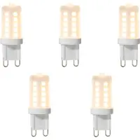 LUEDD Sett med 5 G9 dimbare LED-pærer 3W 280 lm 2700K