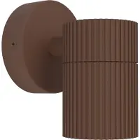 Eglo Utendørs vegglampe Tomelloso, rustfarget, høyde 12 cm, metall