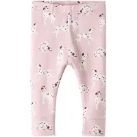 Name it Leggings - NbfKilas - Bleket Mauve/Cloud Danser m. Pri - - 62 - Leggings