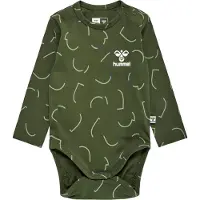 Hummel Body I/e - hmlObi - Olive Natt - - 2 år (92) - Langermet Body