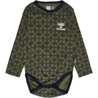 Hummel Body I/e - hmlCheck - Kalamata - - 1 år (80) - Langermet Body