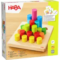 Haba Klosser - Tre - Steckspiel Zylinder - 41 stk. - - OneSize - Klosser