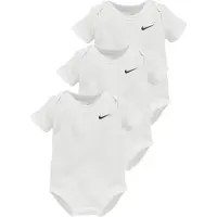 Nike Kids Bodyer k/e - Swoosh - 3-pack - Hvit - - 9 md - Kortermet body