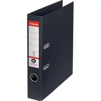 Esselte No. 1 smalordner, 100% resirkulert kartong A4/50mm, Sort