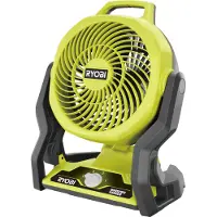 Ryobi RF18-0, Industriell multi-monterbar vifte, Grønn, Grå, 930 - 1900 RPM, Batteri, 18 V