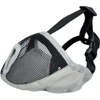 Trixie Muzzle for short-nosed breeds, polyester, S-M: 31 cm, grey