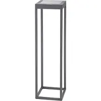 Sigor Numove LED-solcellelampe, grafittgrå, høyde 52,5 cm