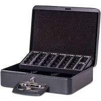 MAUL kasse med telleinnsats, svart - for markedet: D - L - A - F (56314-90)