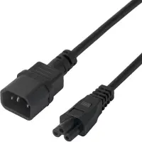 Deltaco - power cable - IEC 60320 C14 to IEC 60320 C5 - 2 m