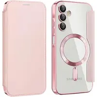 Mtp Products Samsung Galaxy A15 Flip-deksel med kortspor - MagSafe-kompatibel - Rosa