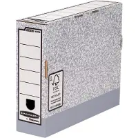 Fellowes Bankers Box System - Boksfil - bokryggbredde: 80 mm - for A4 - grå