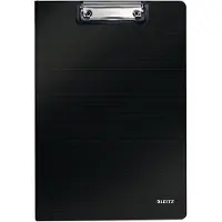 Leitz Solid - clipboard folder - for A4 - capacity: 75 sheets - black