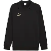 Puma KING Drill Football Top Men, Clothing, Black/Gold, M