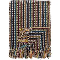 Bloomingville Lazzario plaid flerfarget resirkulert bomull