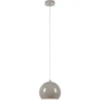 Markslöjd Pendellampe Pop, Ø 20 cm, greige, metall