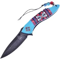Frost Cutlery Linerlock A/O Blue