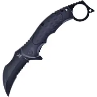 Frost Cutlery Black Raven Linerlock A/O