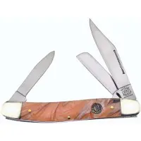 Frost Cutlery Large Stockman Gold Resin