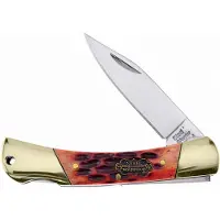 Frost Cutlery Viper Lockback Burnt Peachseed