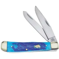 Frost Cutlery Trapper Blue Bone