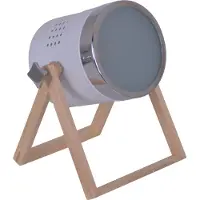 Näve Bordlampe Tim hvit, sølv