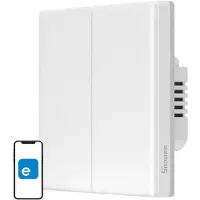 Sonoff Smart Wifi Berøringsskjerm Veggbryter Tx T5 2c 2 Kanal