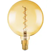 Osram Vintage 1906 - LED-filamentlyspære - form: globus - E27 - 5 W (ekvivalent 28 W) - klasse G - behagelig varmt lys - 2000 K