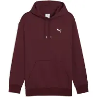 Puma Wardrobe Essentials Relaxed Fleece Hoodie Men, Clothing, Ruby Shimmer, XL