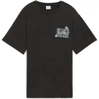 Puma Graphic Paradise Mindset Washed Relaxed Tee Women, Clothing, Black, S