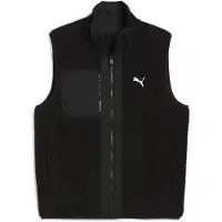 Puma Reversible Hybrid Sherpa Vest Men, Clothing, Black, XXL