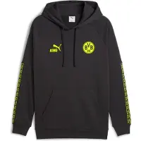 Puma Borussia Dortmund KING Hoodie Men, Sport, Flat Dark Gray/Yellow Alert, XXS