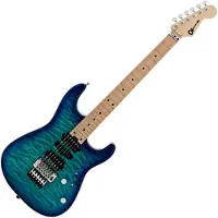 Charvel MJ San Dimas Style 1 HSH FR M QM Caribbean Burst